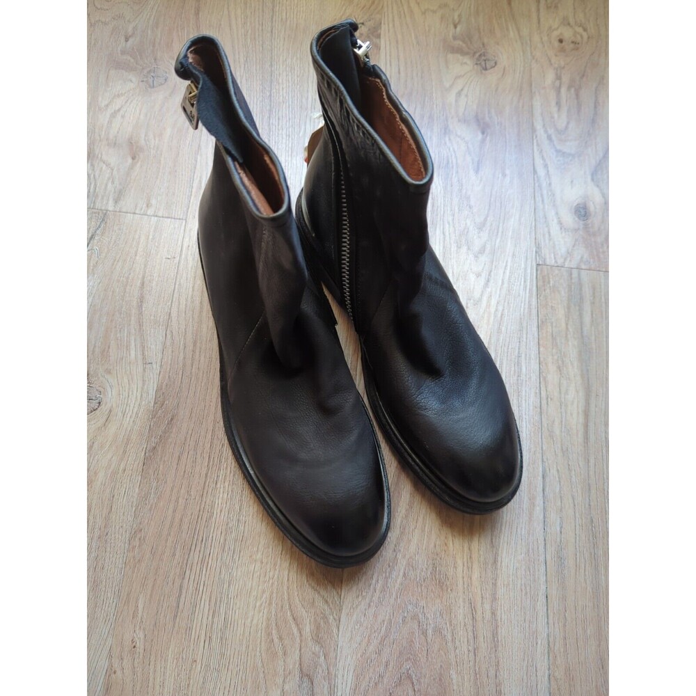 A.S. 98 Fleetwood Moto Grunge Zip Ankle Boots Womens 10.5-11 EU 42 - Picture 3 of 12